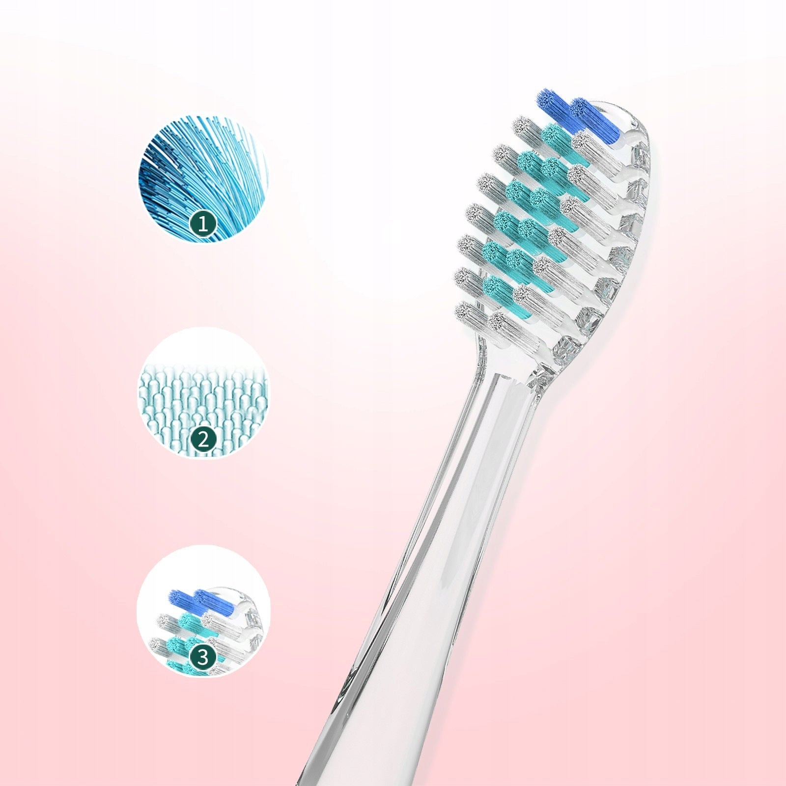Seago Sonic electric toothbrush for children SG-977 3-12 years Pink Brand Seago