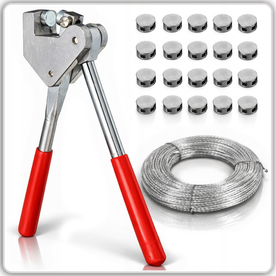 Sealing machine crimper pliers + lead seals round 20 pcs. set Additional information hardened jaws