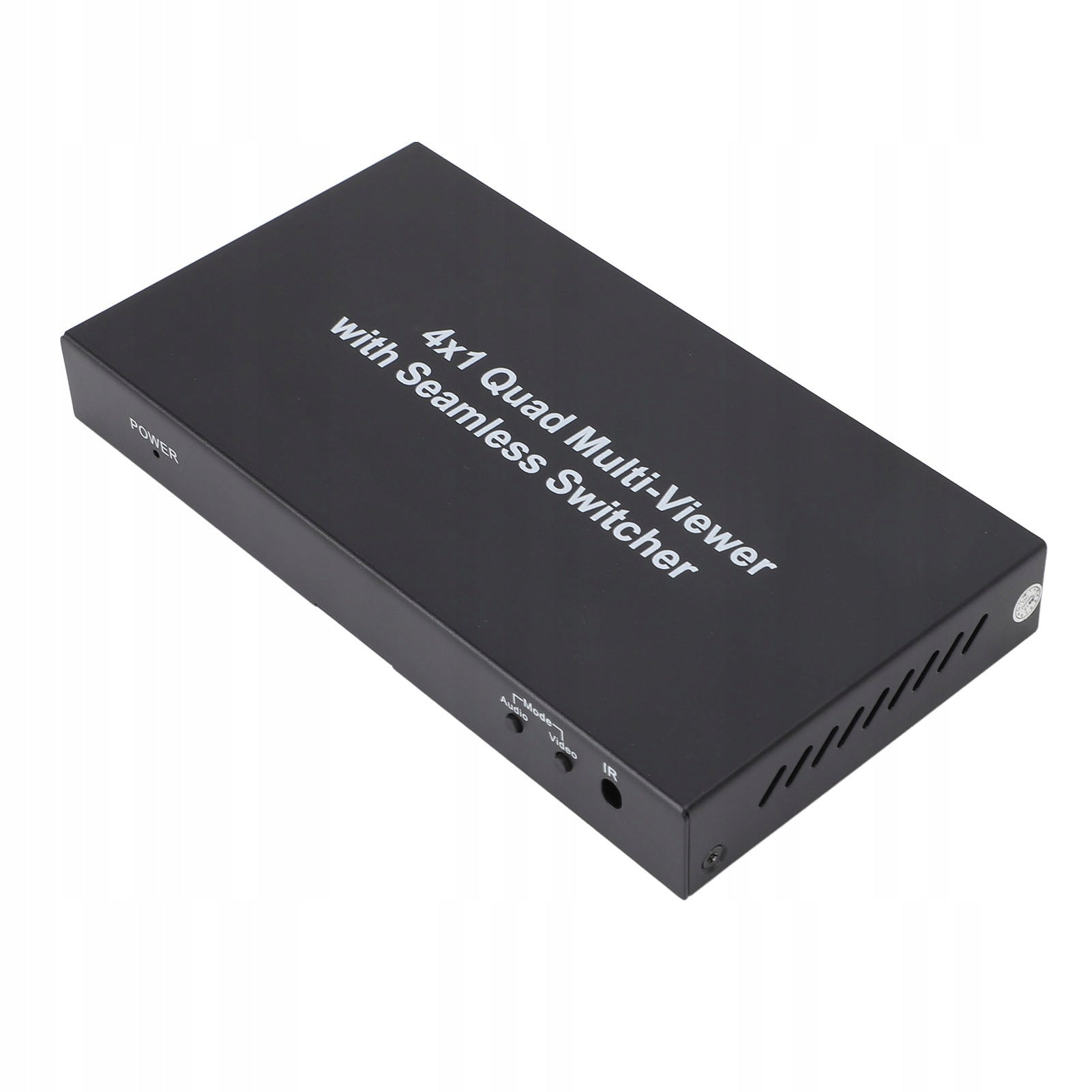 Seamless Quad Multi Viewer Switch, Aluminum Alloy 5 Modes Display