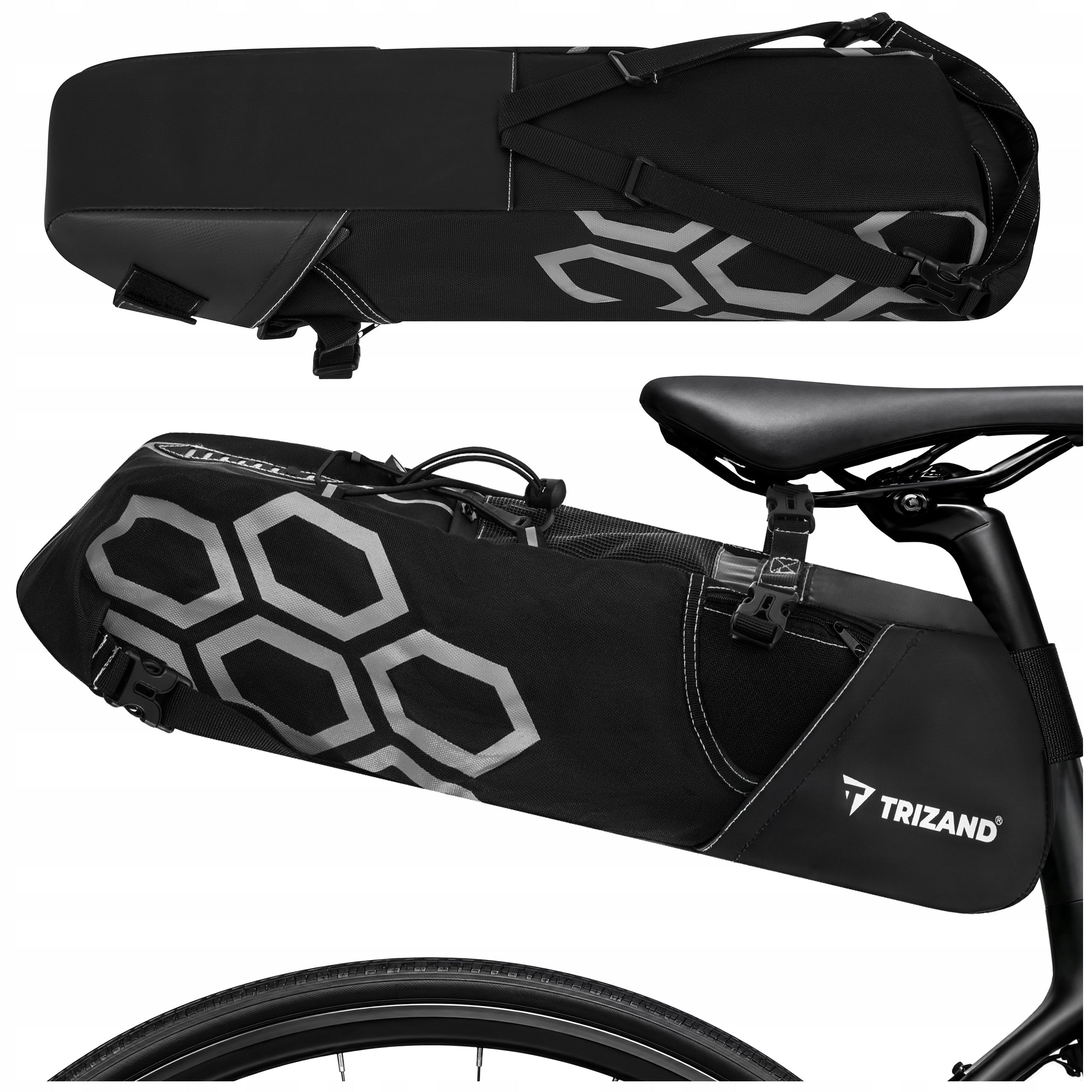 Seat Pouch Bicycle Bag Saddle Waterproof Rear Bike Large 12l