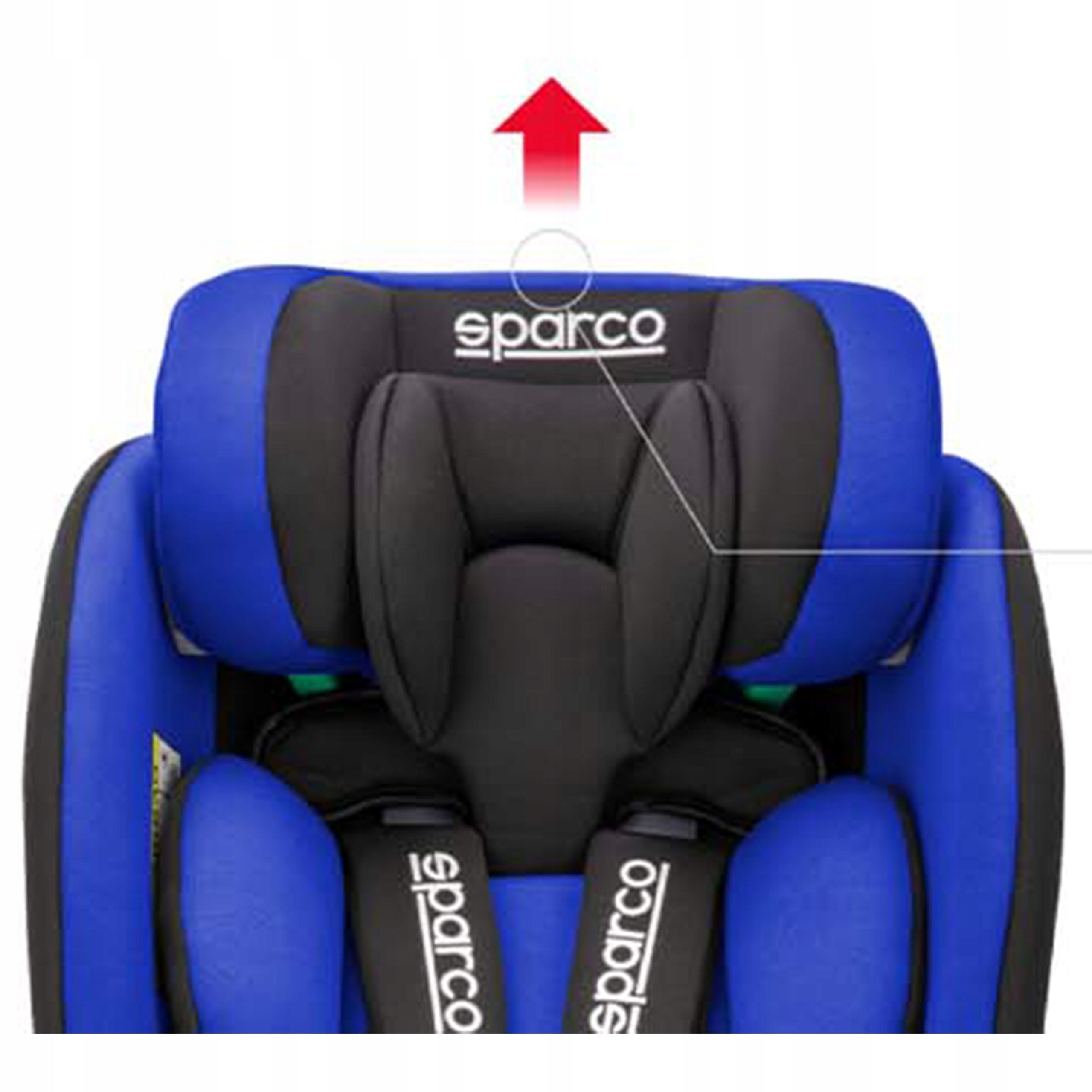 Seat SPARCO SK6000i 9-25 kg BLACK-GRAY ISOFIX swivel Manufacturer code SK6000I GR_P