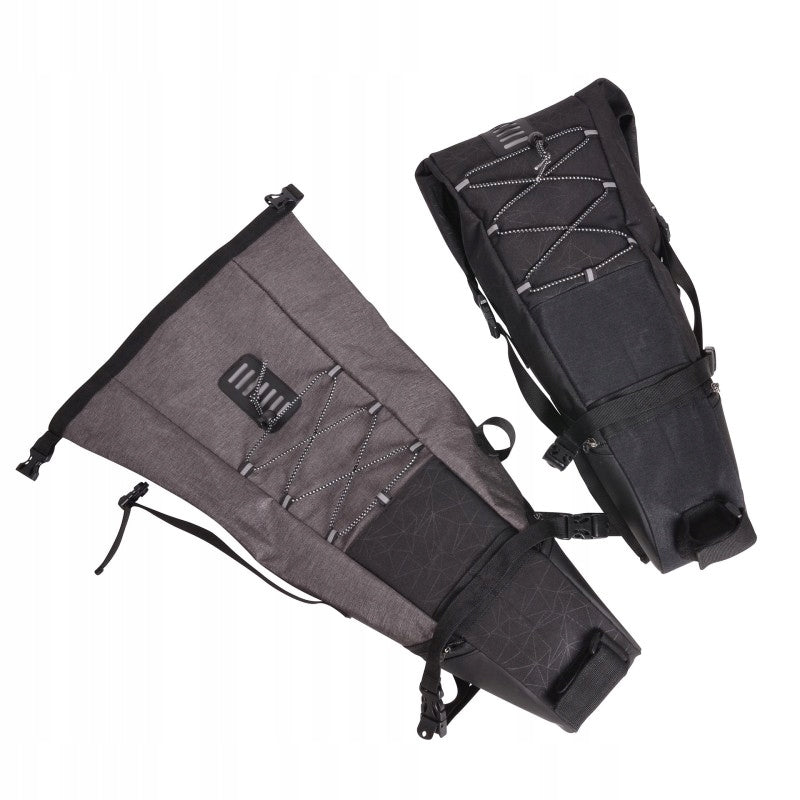 Seat bike pouch for STELLA gravel, 8 L bikepacking, waterproof Color gray