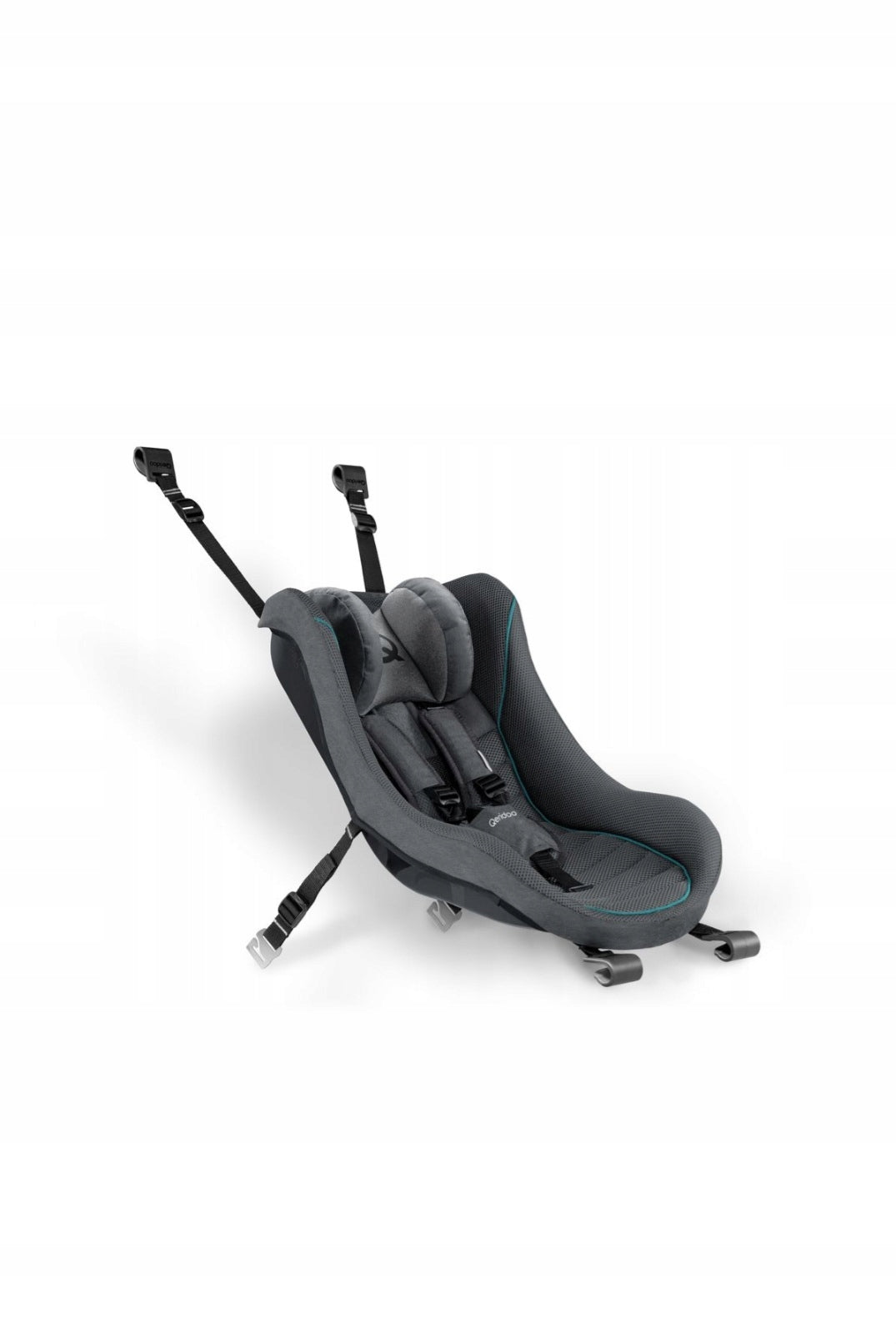 Seat for bicycle trailer Qeridoo Baby shell dark/grey OS hammock Manufacturer code A-BBSH-22-GR