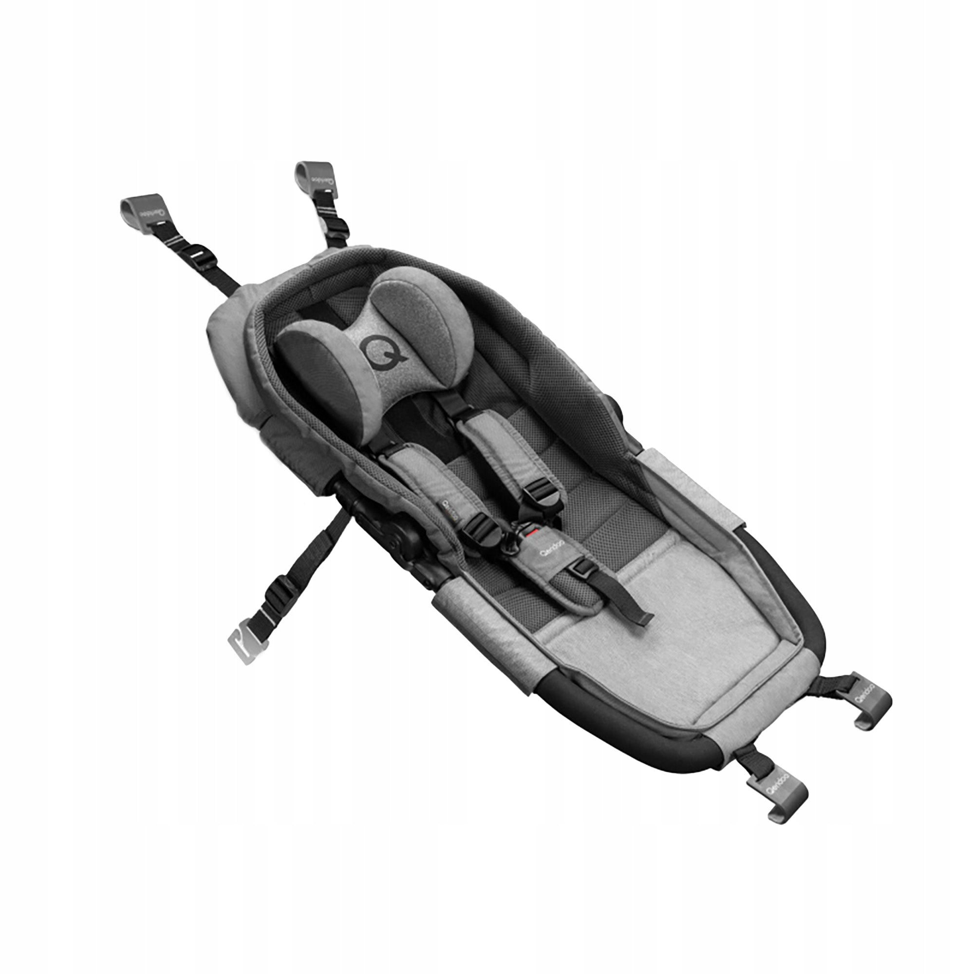 Seat for bicycle trailer Qeridoo Baby shell grey OS