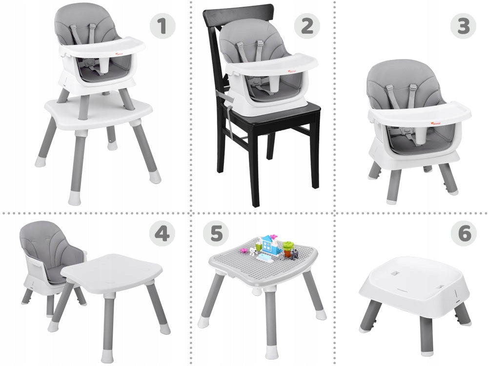 Seat high chair Set 6in1 ZA4142 EAN (GTIN) 5905258500201