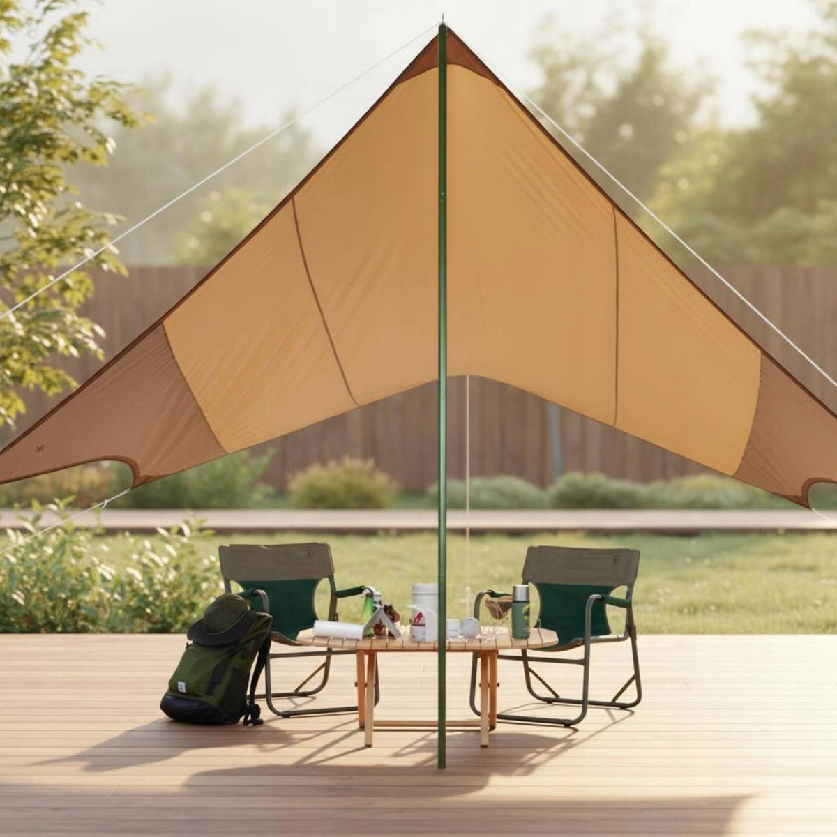 Sectional Aluminum Tent Pole 6061 Alloy Support Rod 33mm-2.8m Army Green Packaging status original