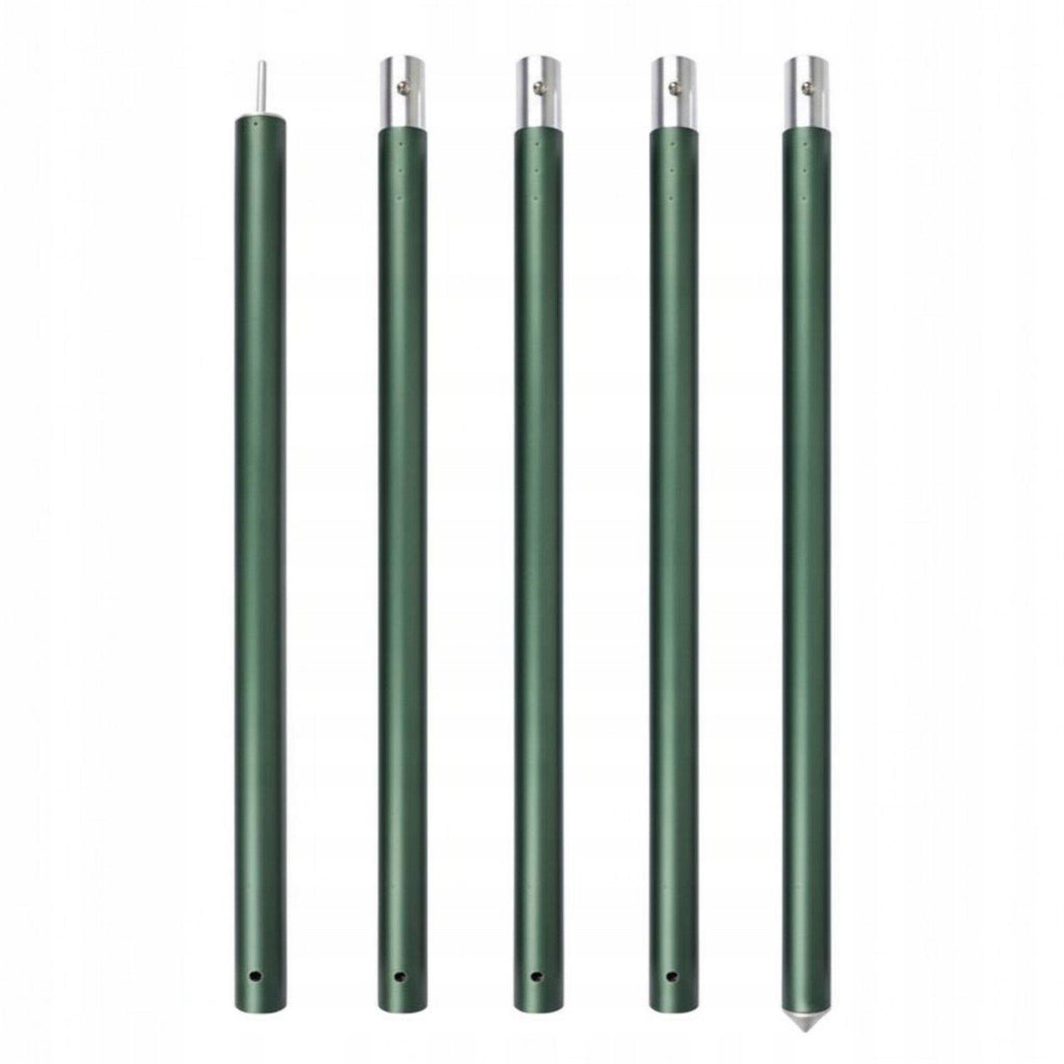 Sectional Aluminum Tent Pole 6061 Alloy Support Rod 33mm-2.8m Army Green
