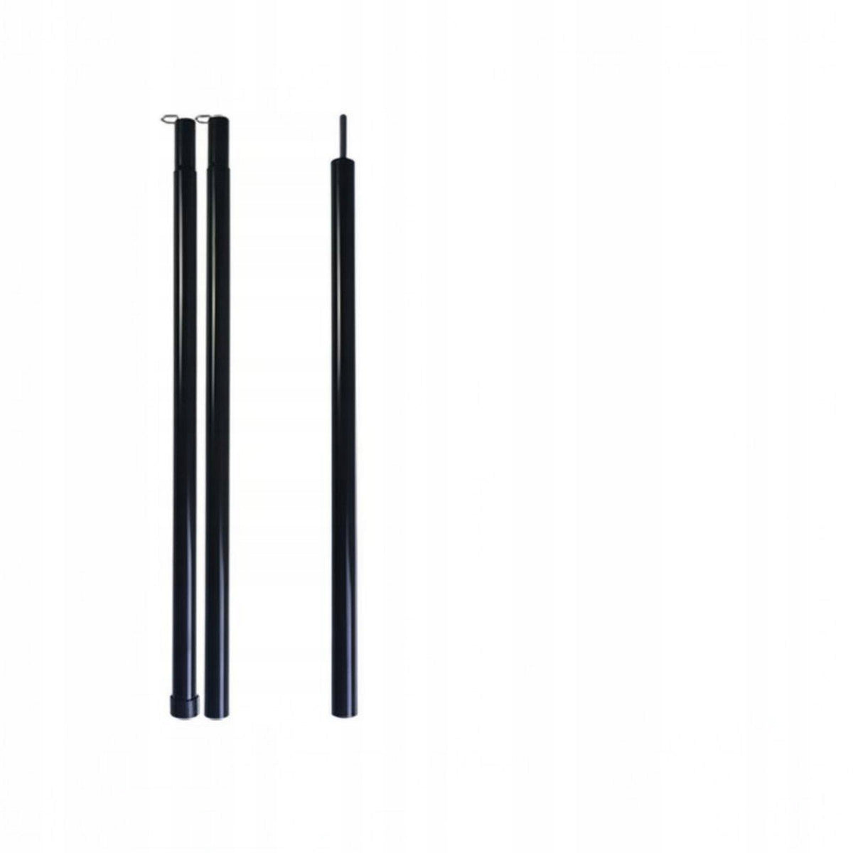 Sectional Iron Tent Support Pole Portable Tarp Poles Awning Rods 1.5M 0.6MM