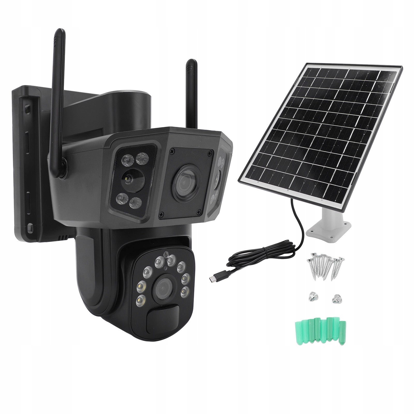 Security 8MP Panoramic Automatic Tracking Dual Lens WB Model 5950ZMBL
