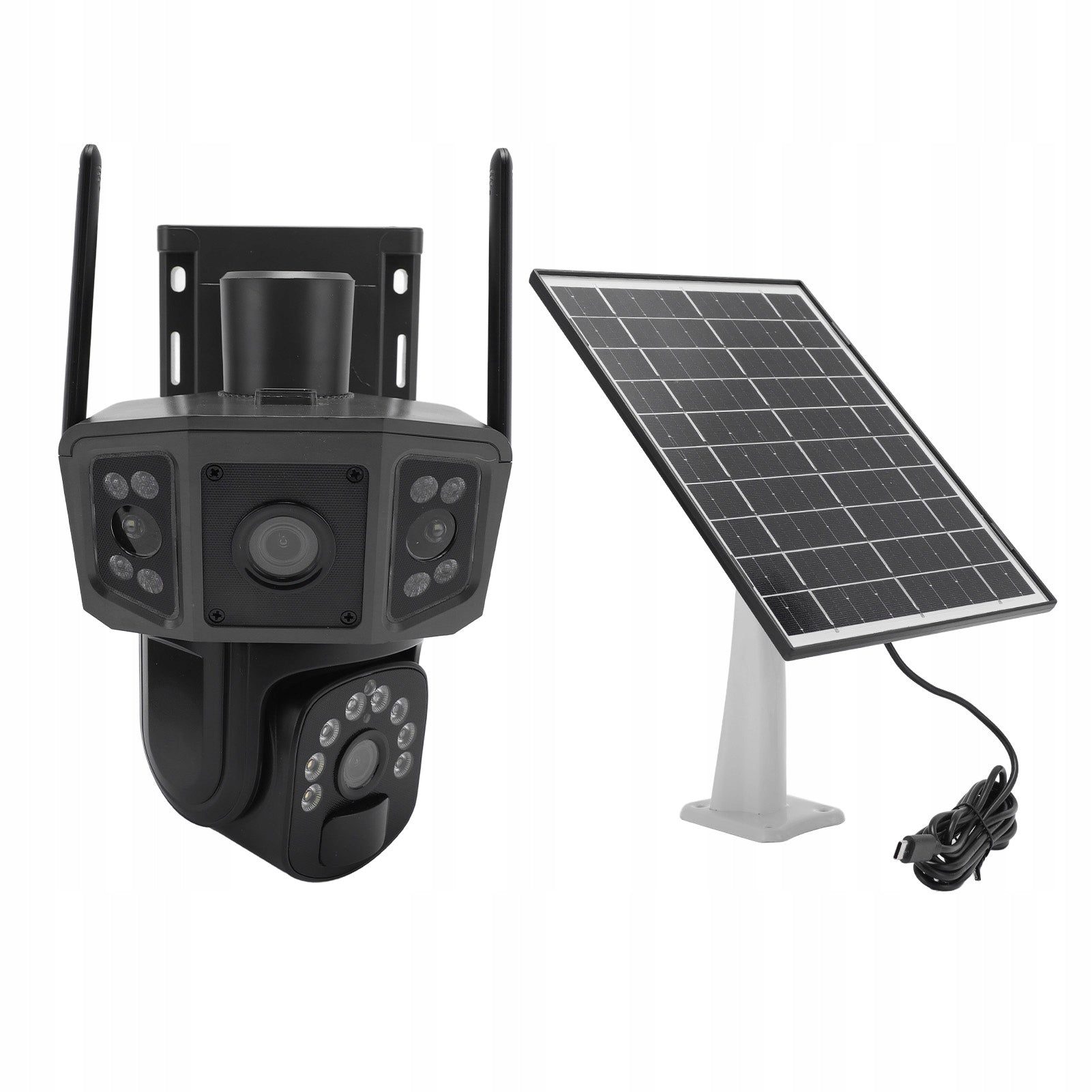 Security 8MP Panoramic Automatic Tracking Dual Lens WB