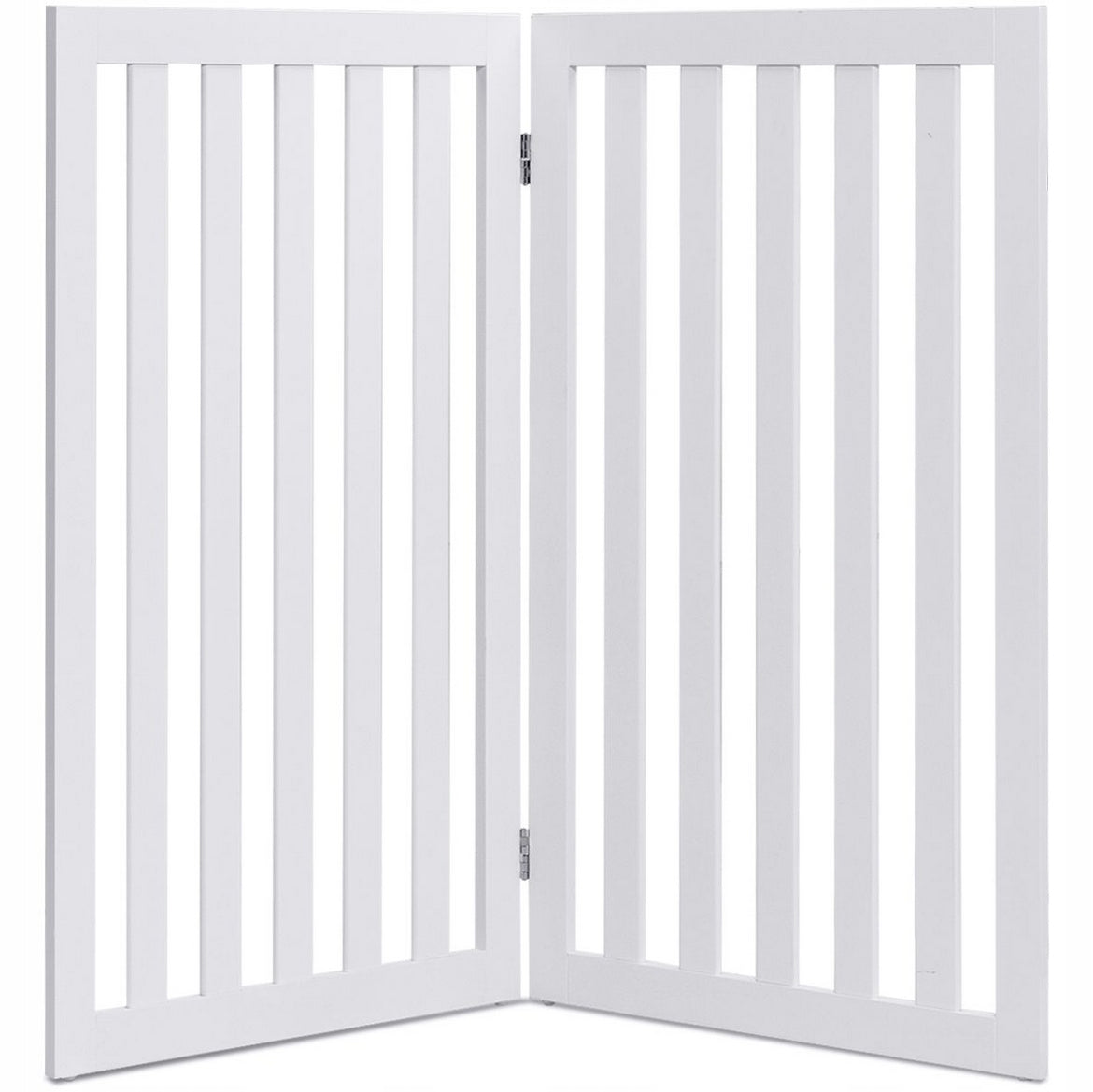 Security Gate Wooden Folding 2 Panels Costway 1,5x101x 89 cm Product width 1.5 cm