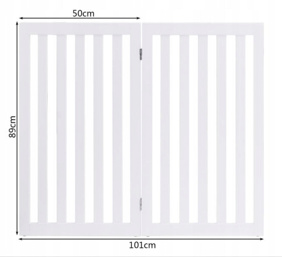 Security Gate Wooden Folding 2 Panels Costway 1,5x101x 89 cm Trade name Bramka bezpieczeństwa dla psów