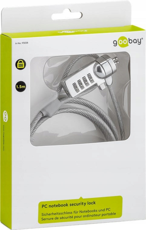 Security Padlock for Notebook Manufacturer Goobay