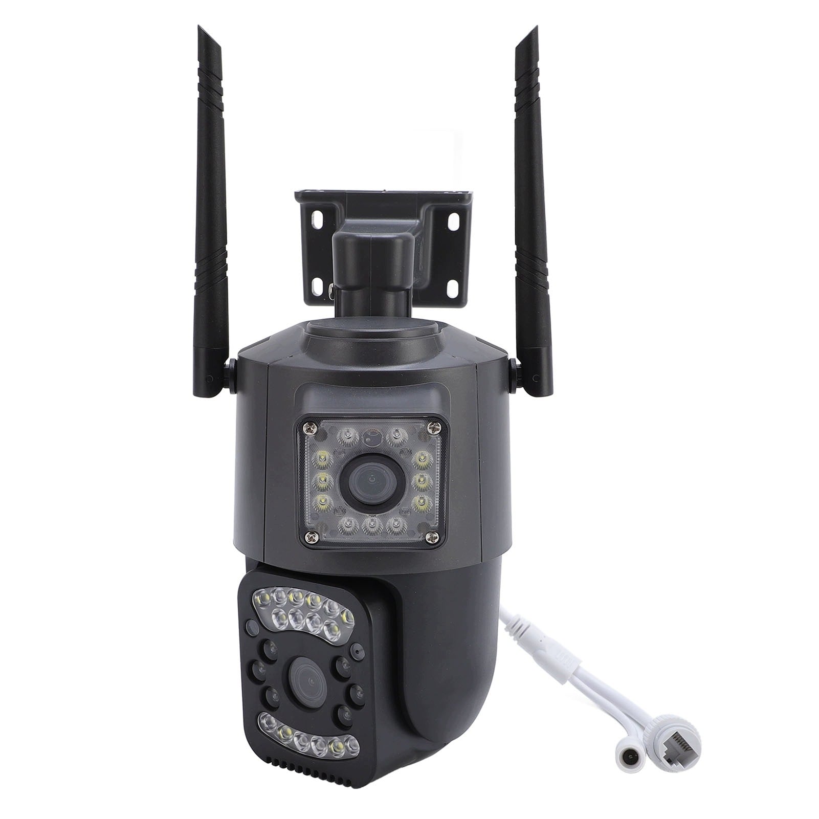 Security camera with two 4MP lenses 2-way intercom V9