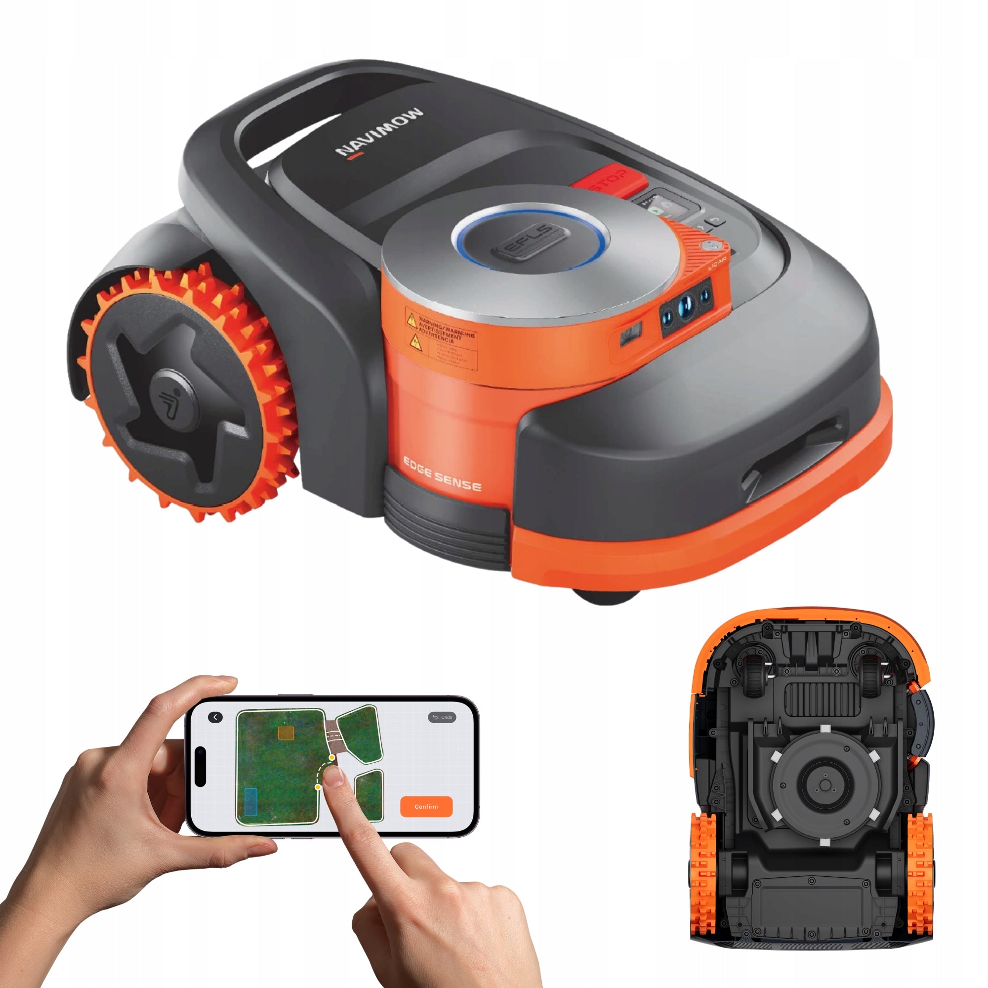 Segway Navimow H210 mowing robot LiDAR nRTK 3D vision up to 1000m2