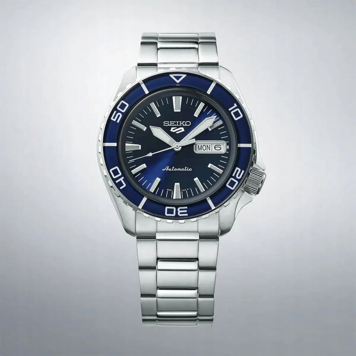 Seiko SRPK97K1 5 Sports Automatic Men's Watch with Blue Product weight with unit packaging 0.3 kg