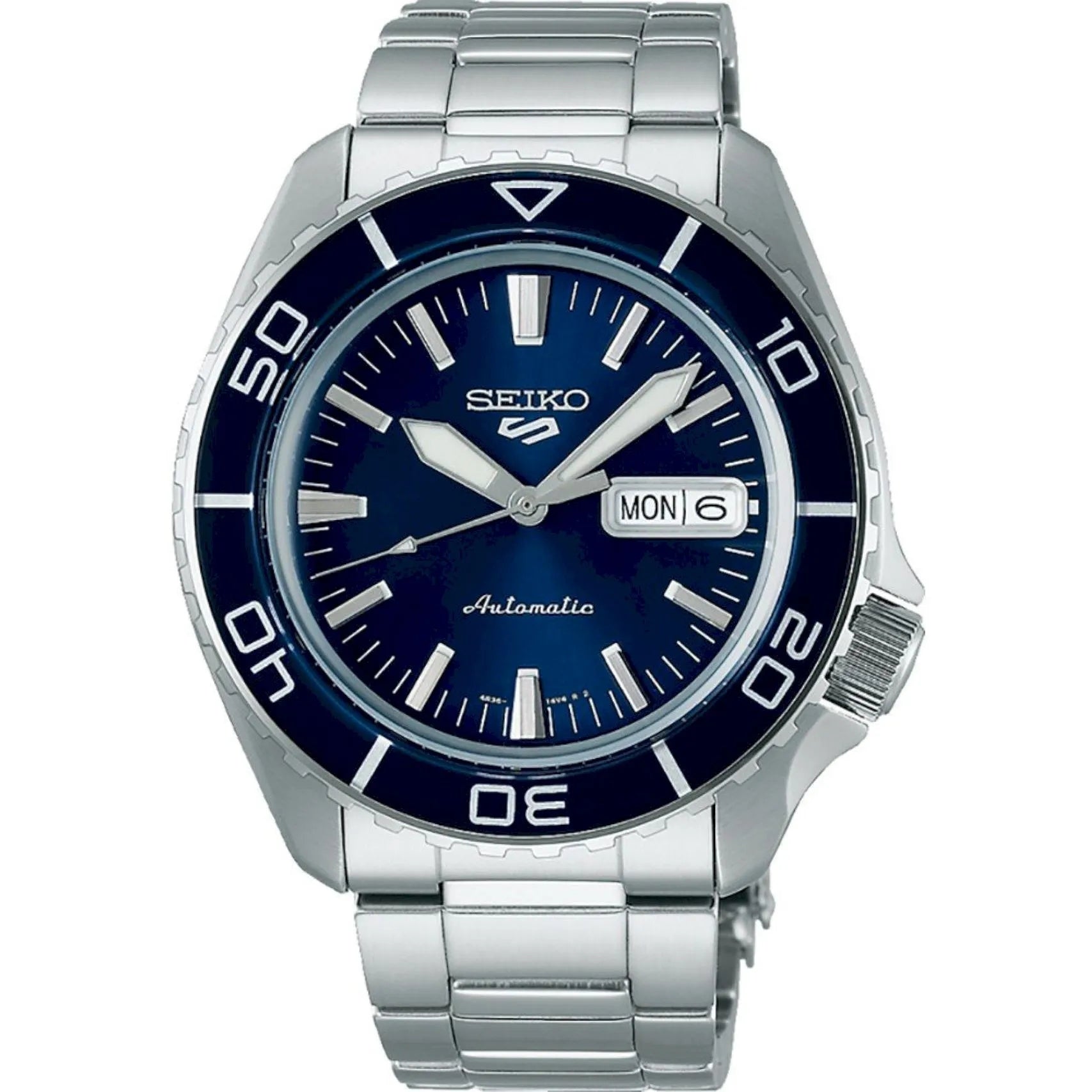Seiko SRPK97K1 5 Sports Automatic Men's Watch with Blue