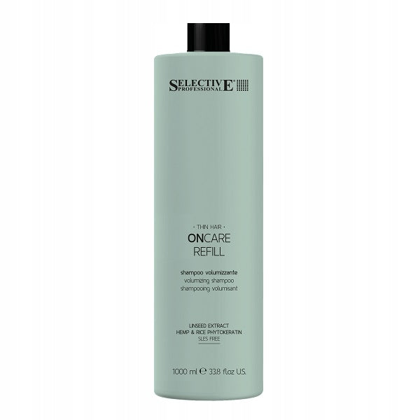 Volumengebendes Shampoo für sprödes und dünnes Haar Selective Professional Oncare Refill, 1000 ml 