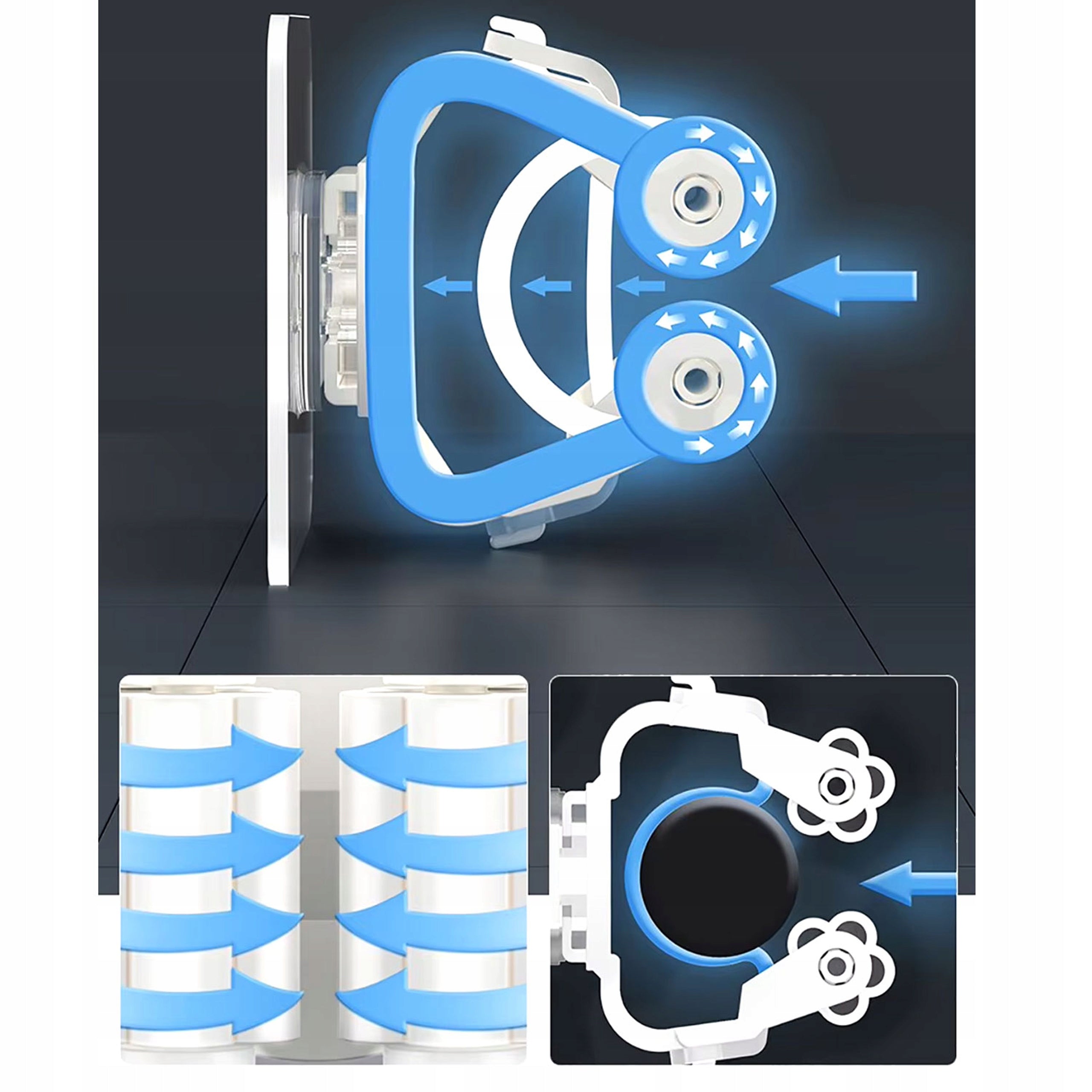 Self Adhesive Broom and Mop Holder Organizer Without Drilling Manufacturer code PZ_1043