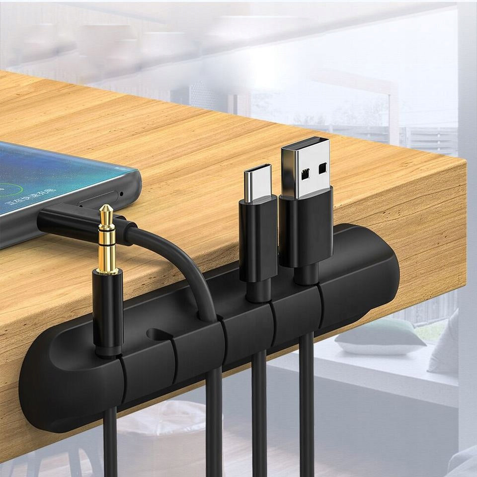 Self-Adhesive Cable Organizer Holder Clip for Wires (Glue Mount) Brand no brand