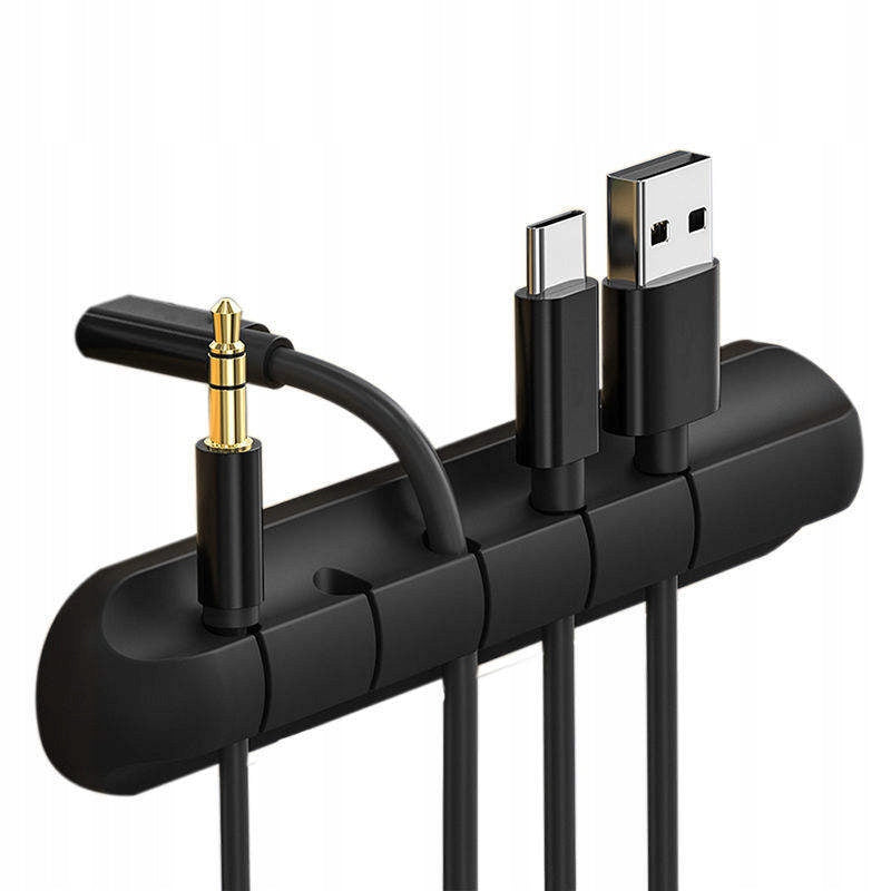 Self-Adhesive Cable Organizer Holder Clip for Wires (Glue Mount)