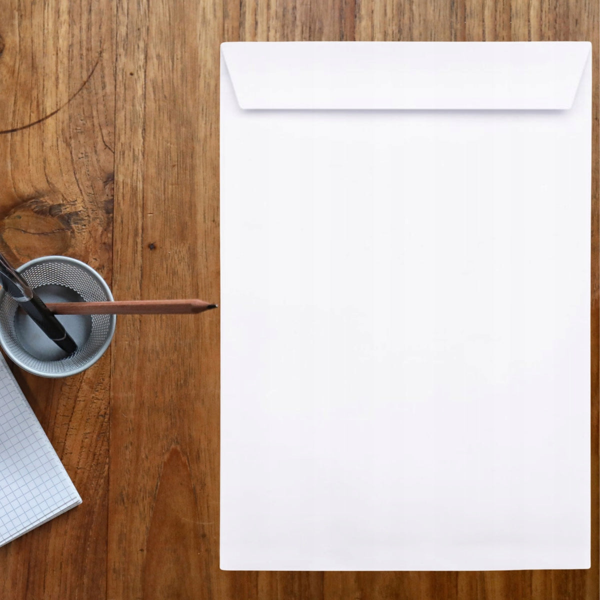 Self-Adhesive Envelopes White Office Standard Envelope C4 A4 5 Pieces Format C4 (229 x 324 mm)
