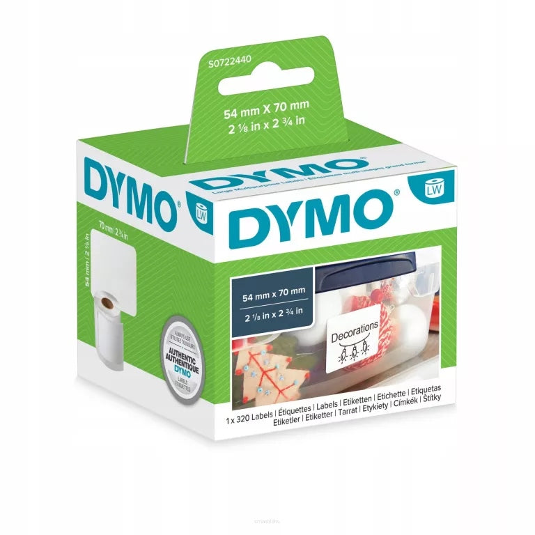 Self Adhesive Paper Labels White Dymo
