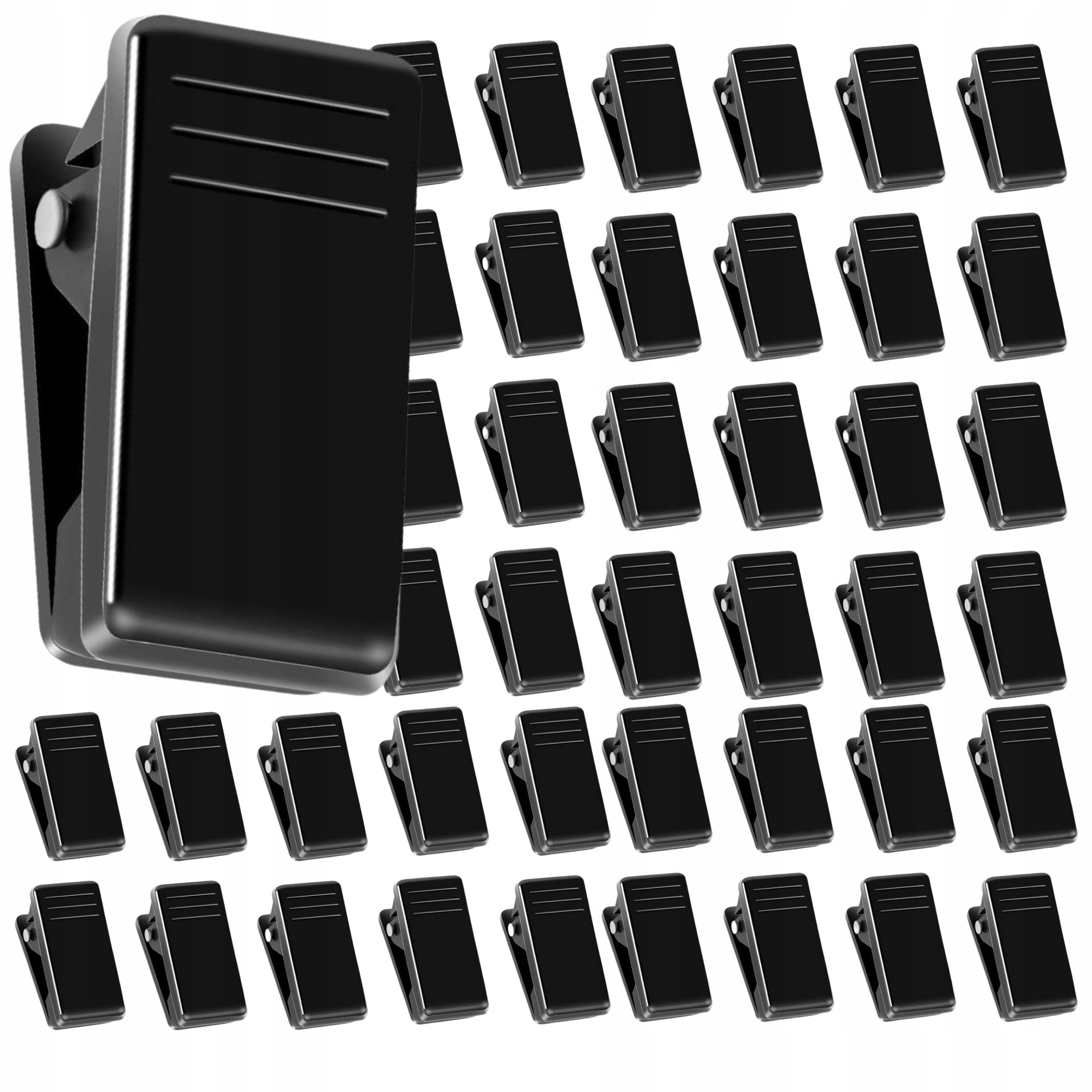 Self Adhesive Spring Clips For Home School Office Set of 50 Pcs Black Manufacturer code Uchwyty Na Dokumenty I Zdjęcia - Dom, Szkoła