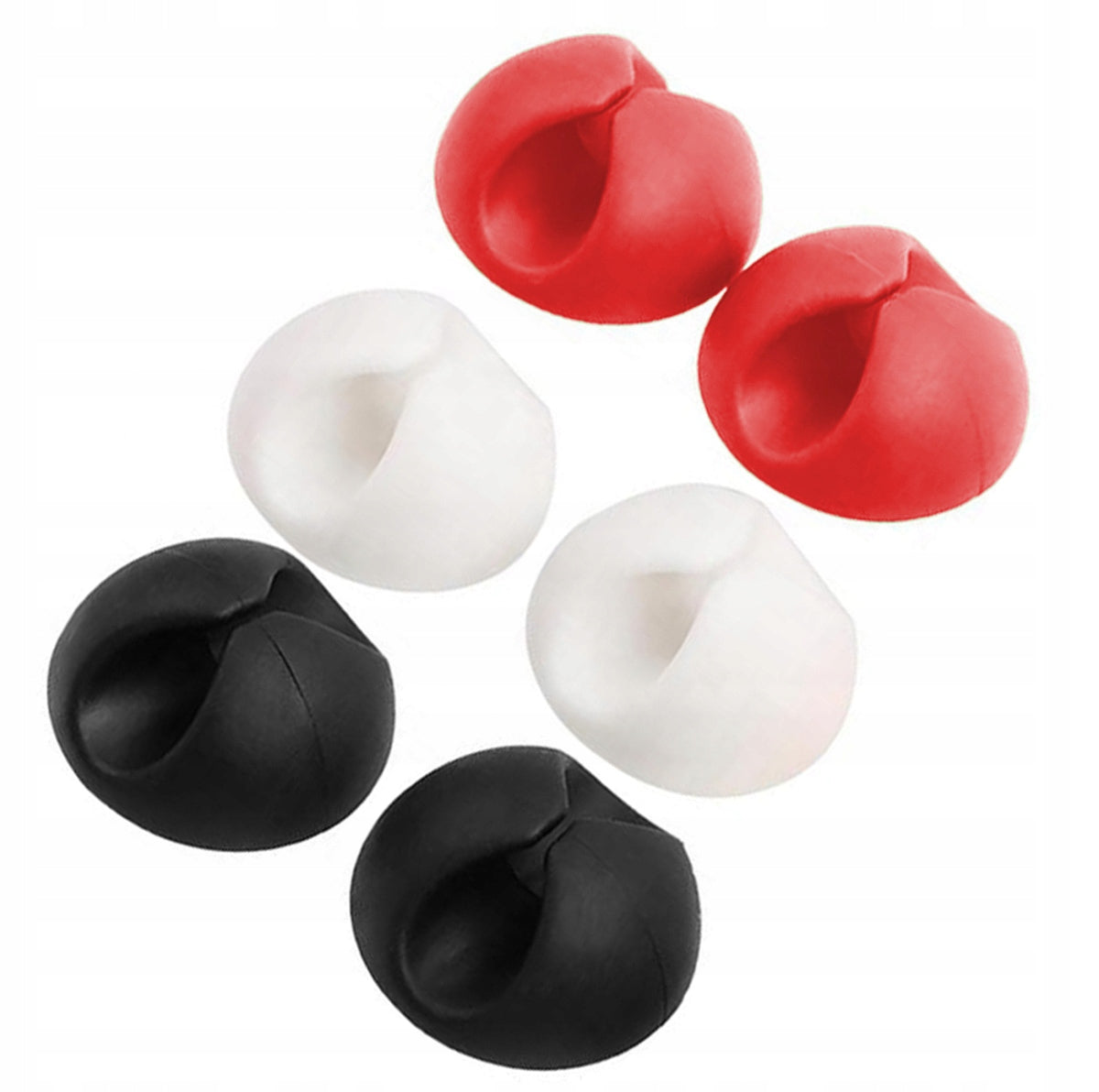 Self-Adhesive Wire Cable Organizer 6 Pieces Brand LTC