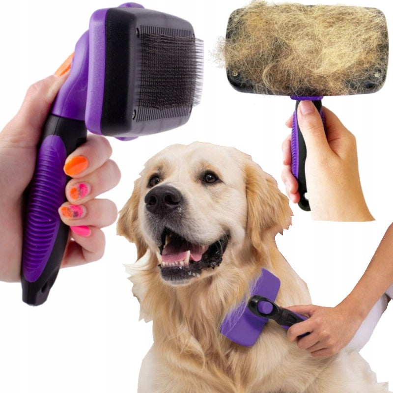 Self-Cleaning Brush for Cat Dog Hair