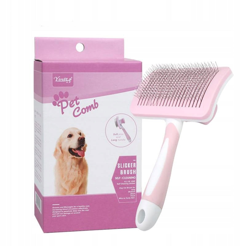 Self-Cleaning Pet Hair Removal Brush