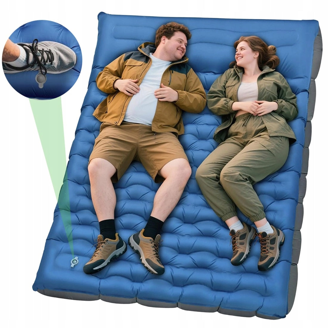 Self-Inflating Camping Mattress Mat Self-Inflating Comfortable Large For Tent Packaging status original