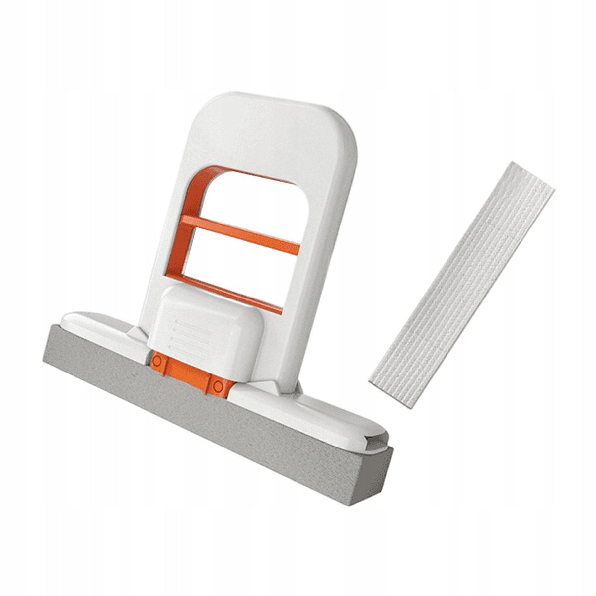 Self Squeeze Mini Mop Space Saving Super Absorbent Kitchen White Orange Packaging status original