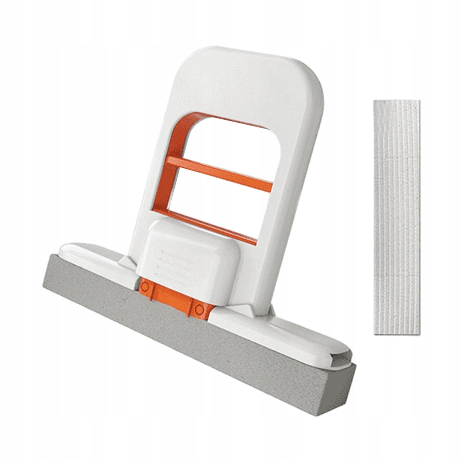 Self Squeeze Mini Mop Space Saving Super Absorbent Kitchen White Orange