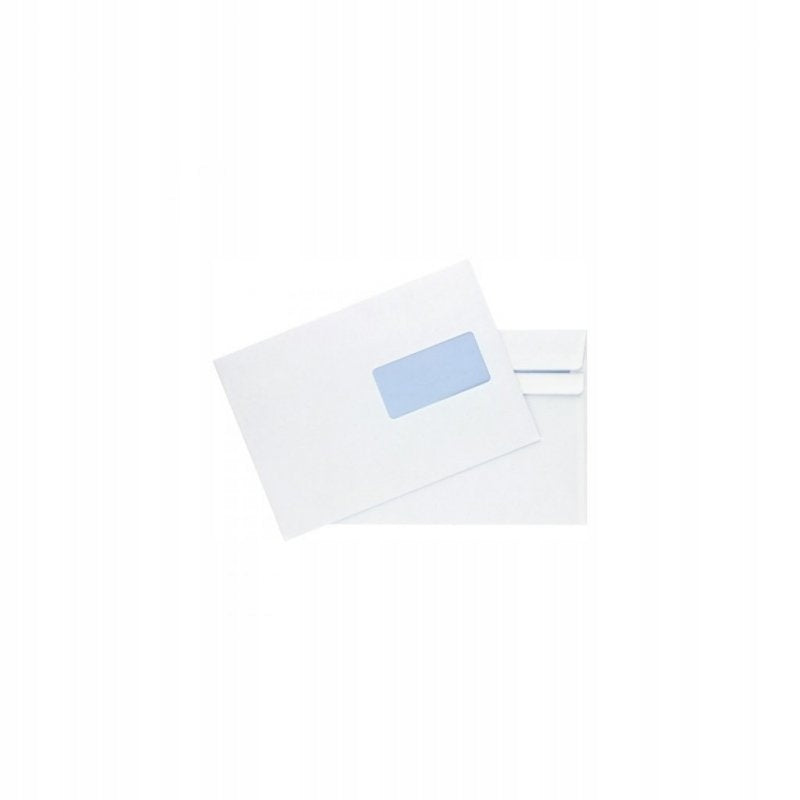 Self-adhesive envelopes C5 white SK window right 500 pcs.