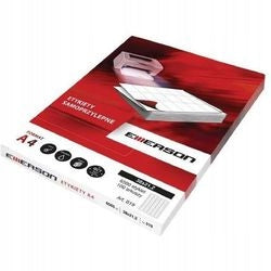 Self-adhesive labels EMERSON 105x33,8mm 100pcs