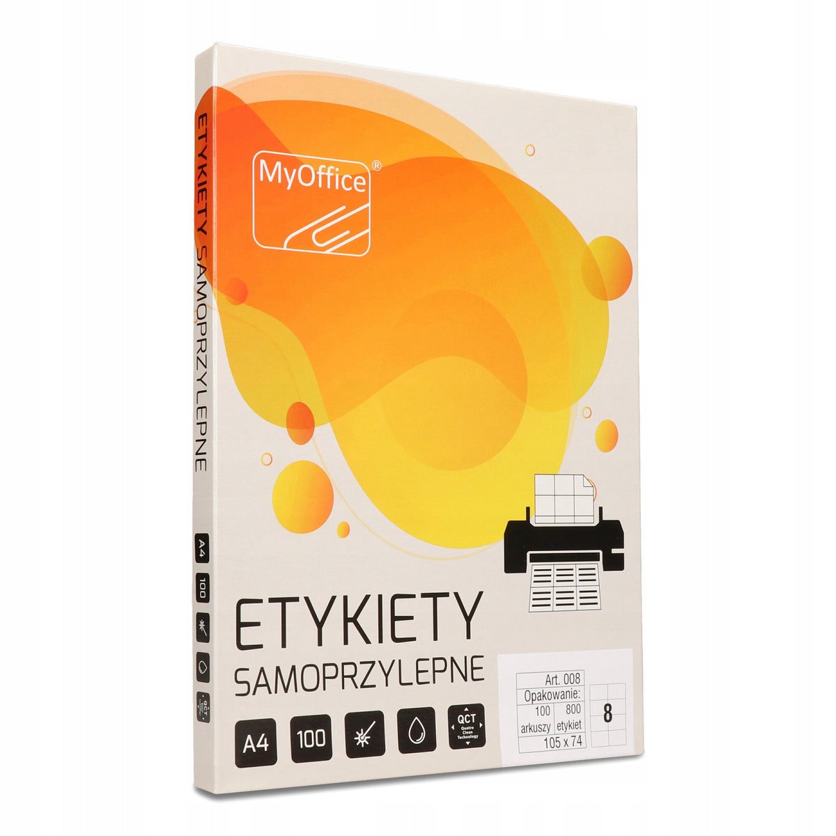 Self-adhesive labels MyOffice 105X74