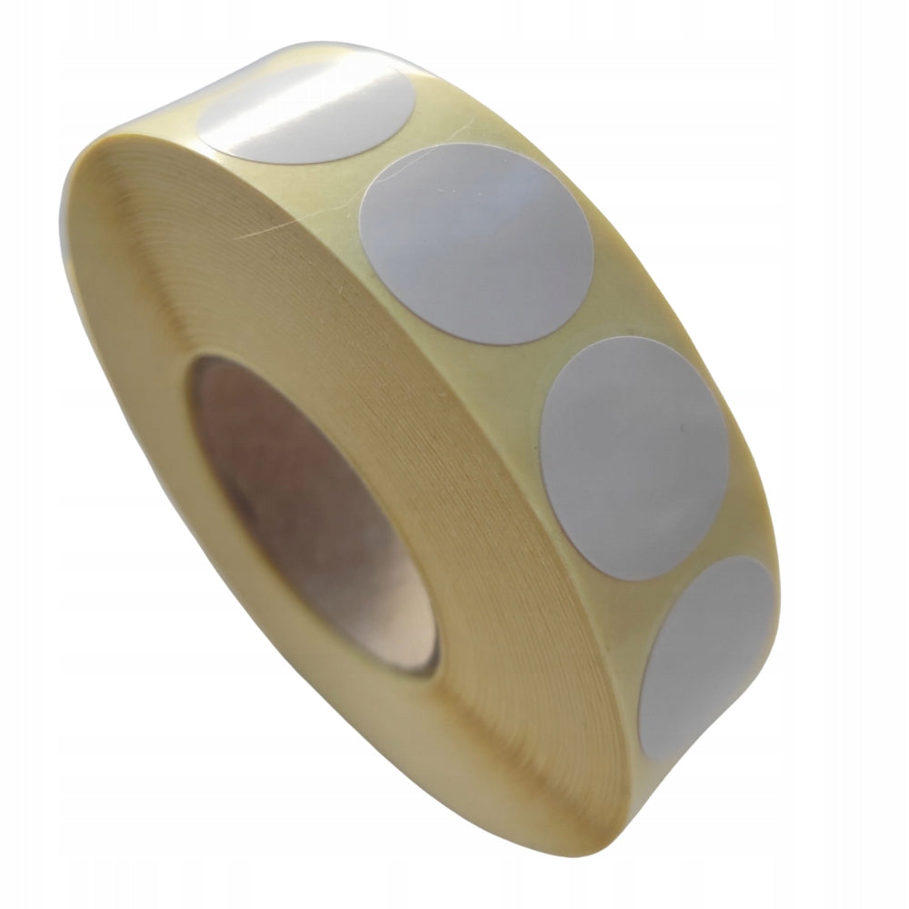 Self-adhesive labels circles glue RUBBER fi20mm 1000 pcs.