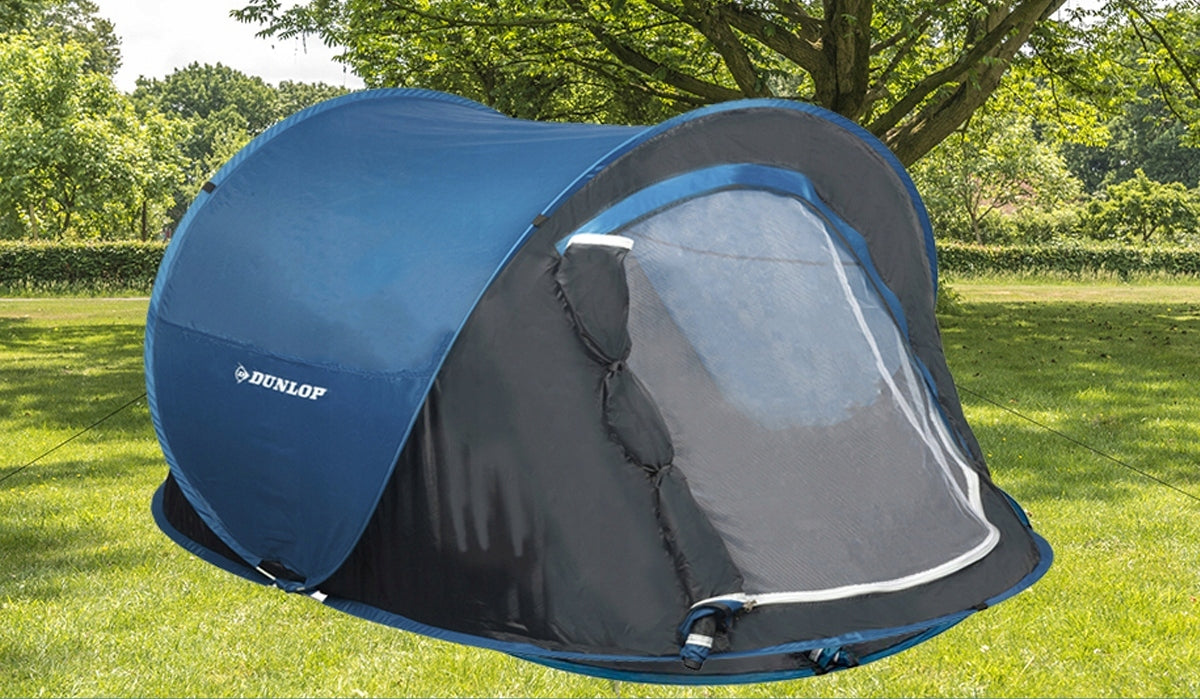 Self-folding tent 2 persons WATERPROOF tourist Dunlop Packaging status original