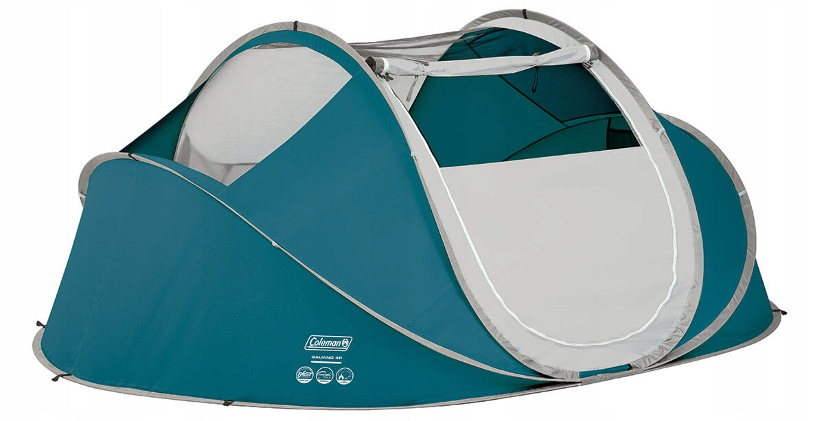 Self-folding tent for 4 people Galiano 4 Blue FastPitch Pop Up Coleman Manufacturer code 3138522113230