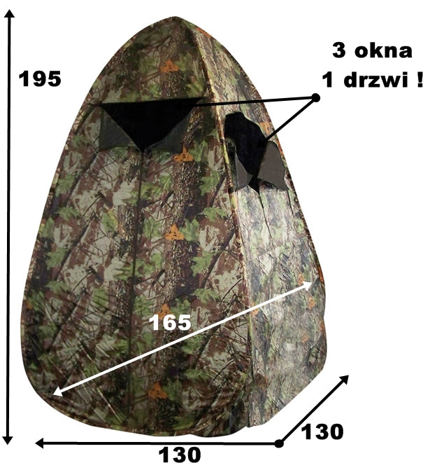 Self-folding tent / photo chat room Color brown