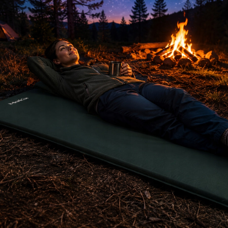 Self-inflating Mat Mattress Tourist Mat Thick 5cm Under Tent MERKAN Manufacturer code MERK-810 GR