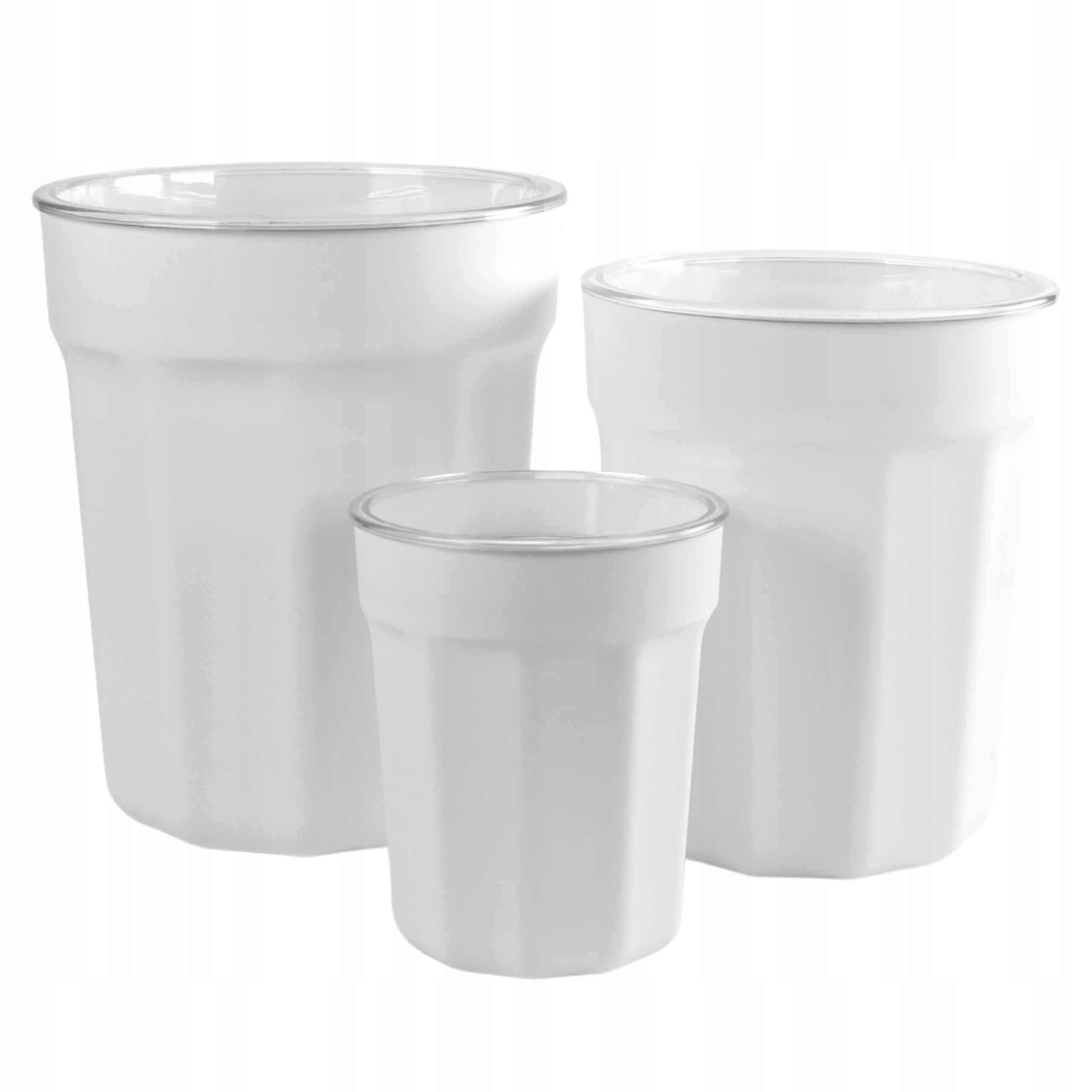 Self-irrigating pot LIVIA 10 WHITE cover cartridge and irrigation wick Product height 12.5 cm
