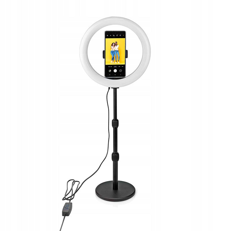 Selfie lampa so statívom a ovládaním jasu NEDIS RLSTND200BK Brand TELESIN