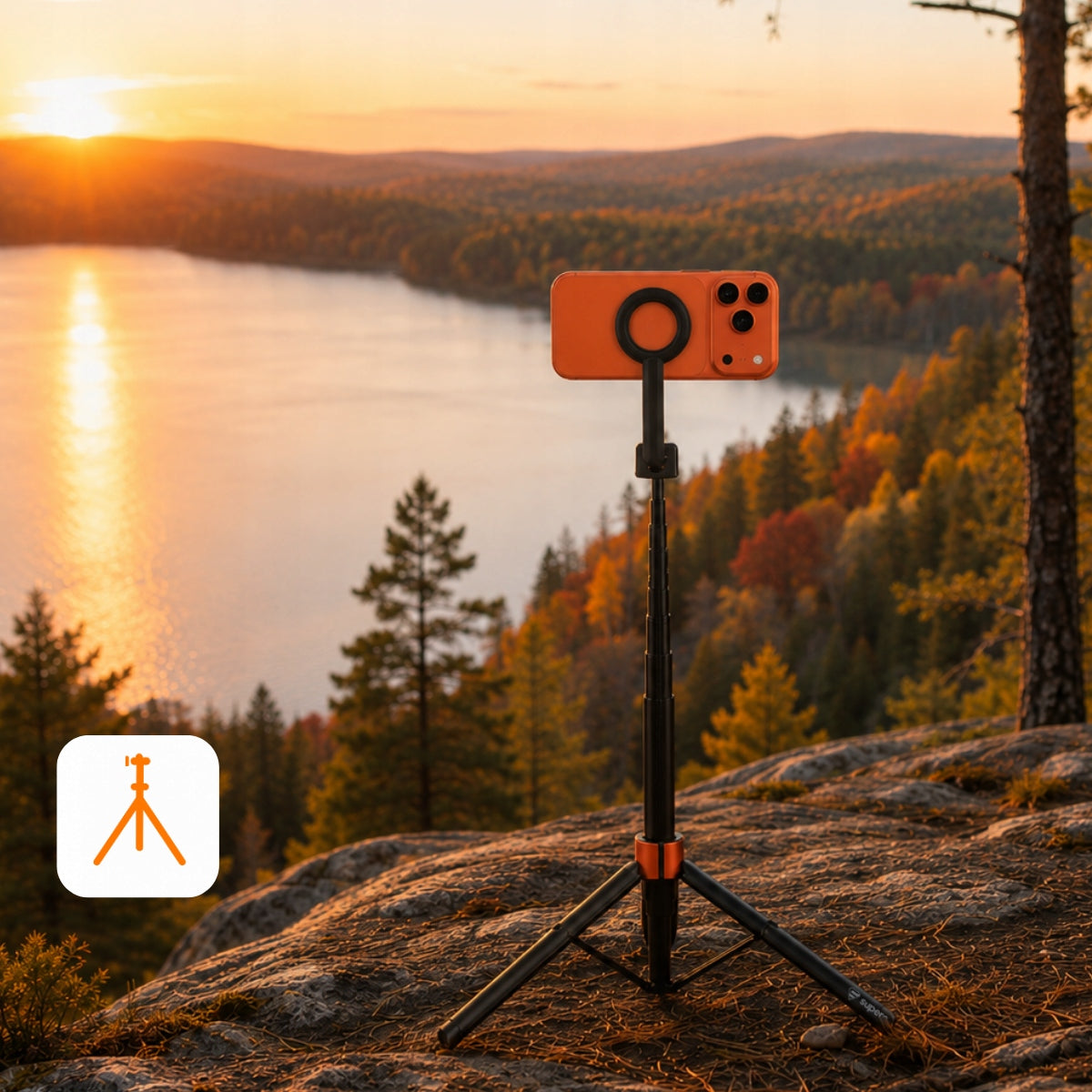 Selfie stick for Magsafe bluetooth holder tripod stick with remote control Manufacturer code 5903814686086_SUPERO MAGPRO SELFIE STICK