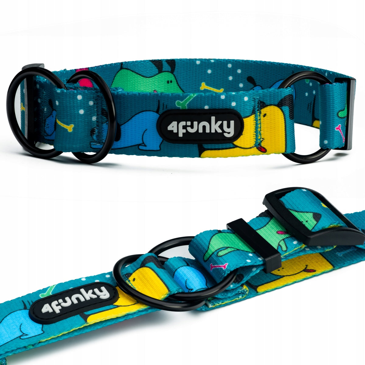 Semi-Clamp Collar Adjustable for Small Dog S – 4FUNKY Pawty Vibes