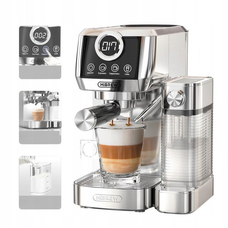 Semi-automatic Expresso HiBREW H13A 1350W 20 bar 1.3L Two-boiler