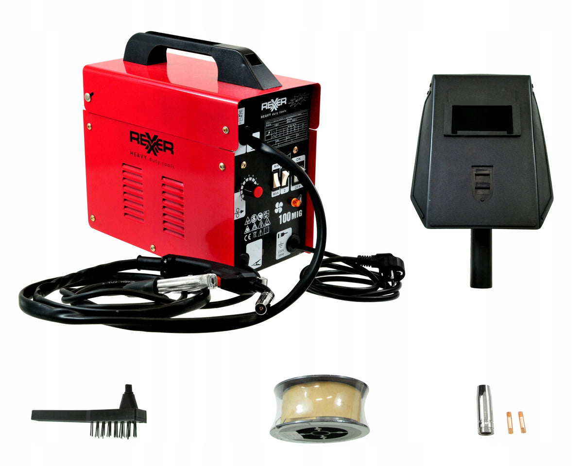 Semi-automatic MIG/MAG gas-free welder 100A Migomat 3.2Kwa 230V Packaging status original