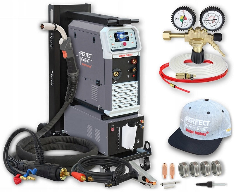 Semi-automatic migomat welding machine PERFECT BI-PULSE 261 tower MIG ROLLS