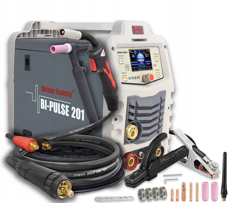 Semi-automatic welder BI-PULSE 201 MIG PULS TIG MMA ROLLERS V and U